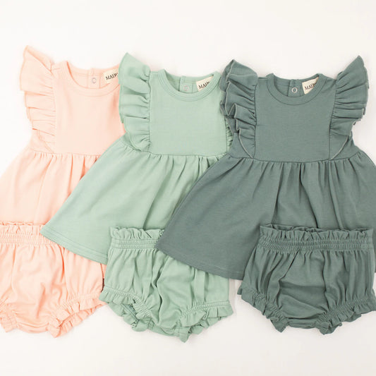 FLUTTER DRESS WITH BLOOMERS