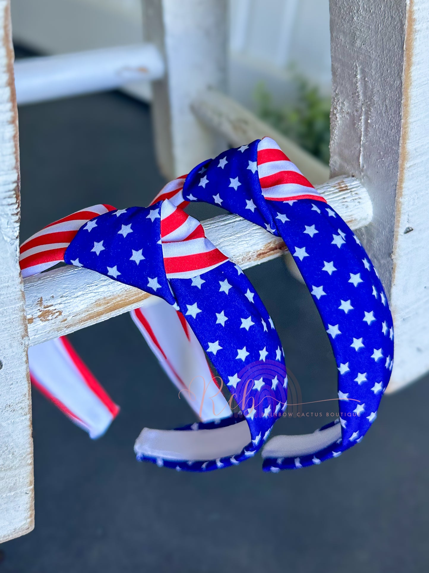 PATRIOTIC KNOTTED HEADBAND